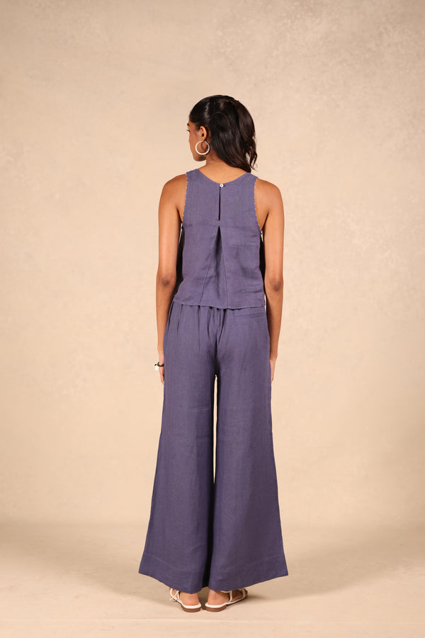 Linen Flared Pants