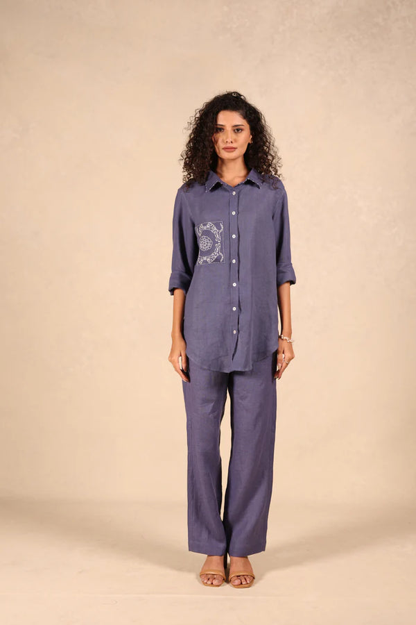 Linen Coord set - Sandra Shirt & Pants