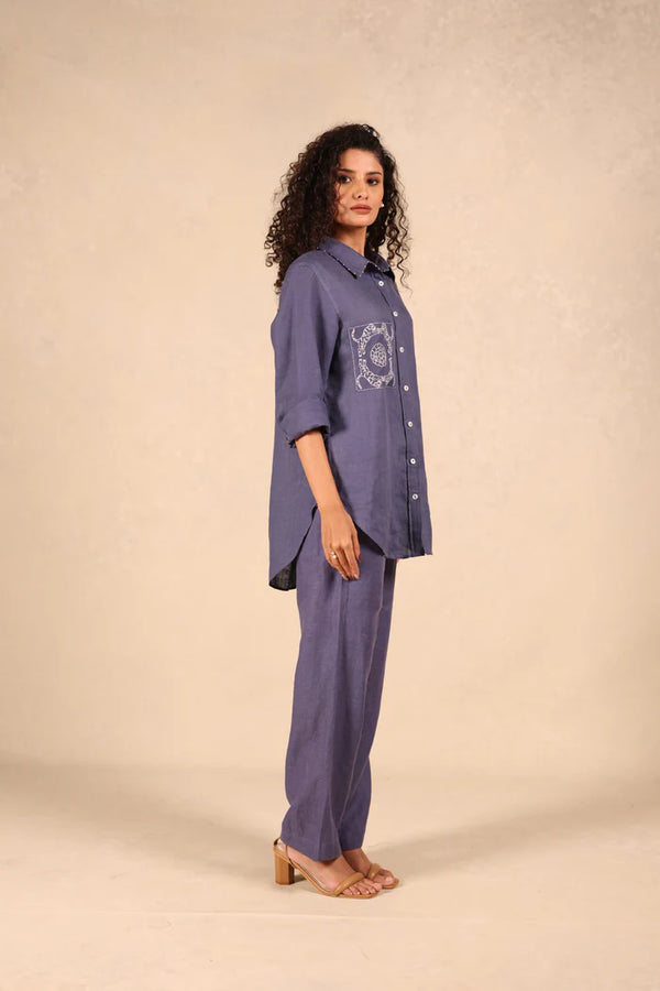 Linen Coord set - Sandra Shirt & Pants