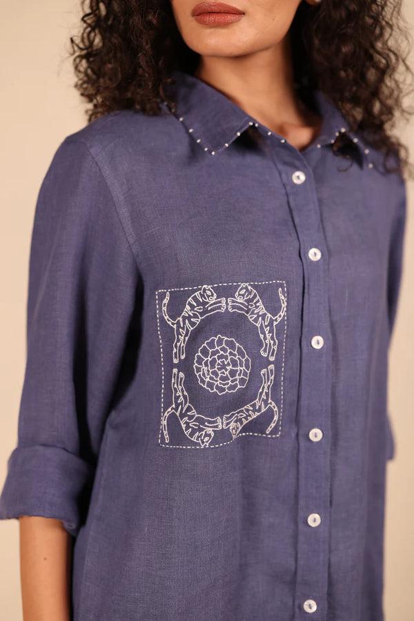 Linen Coord set - Sandra Shirt & Pants