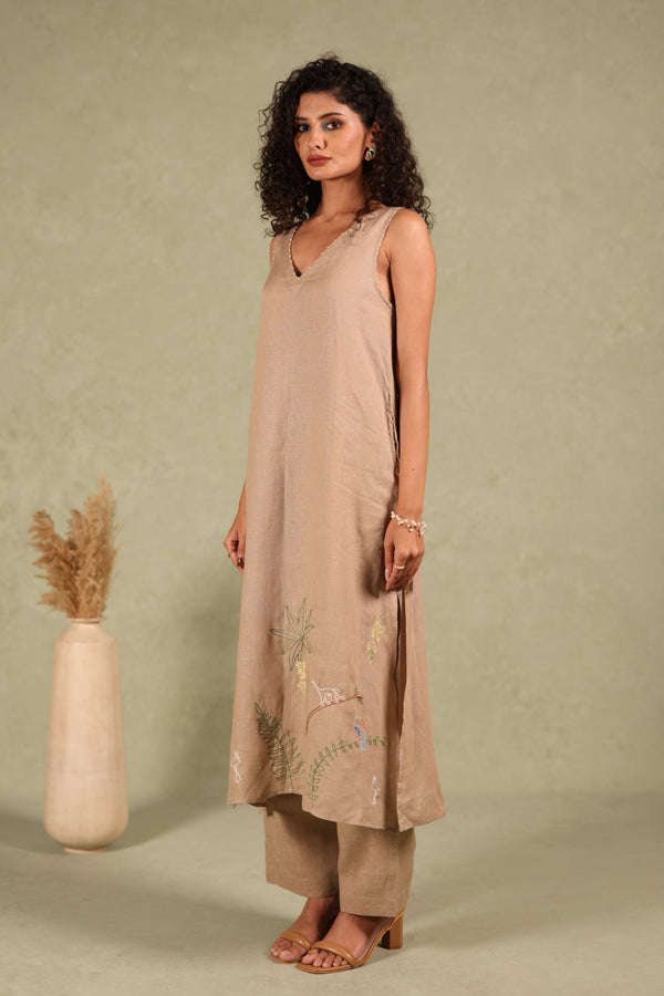 Linen Raga Kurta
