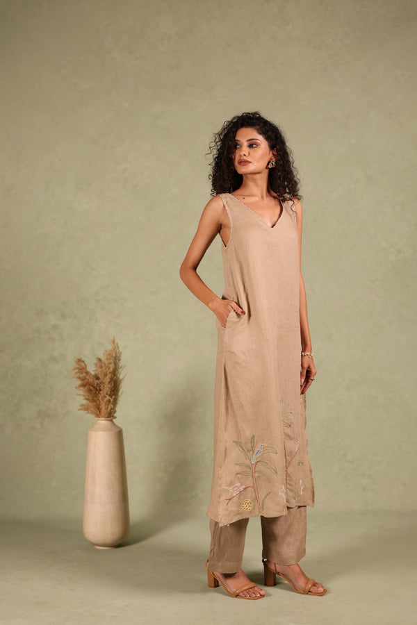 Linen Raga Kurta