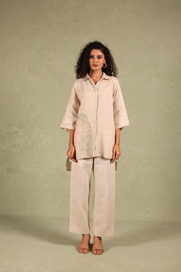 Linen Shirt Kurta