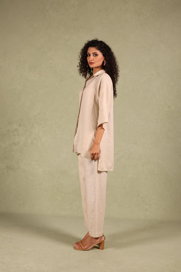 Linen Shirt Kurta
