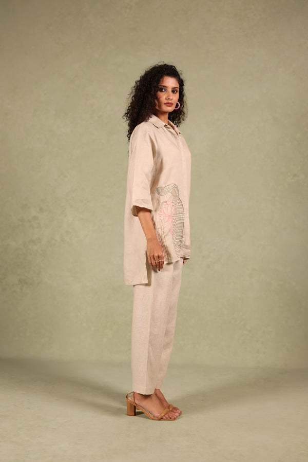 Linen Shirt Kurta