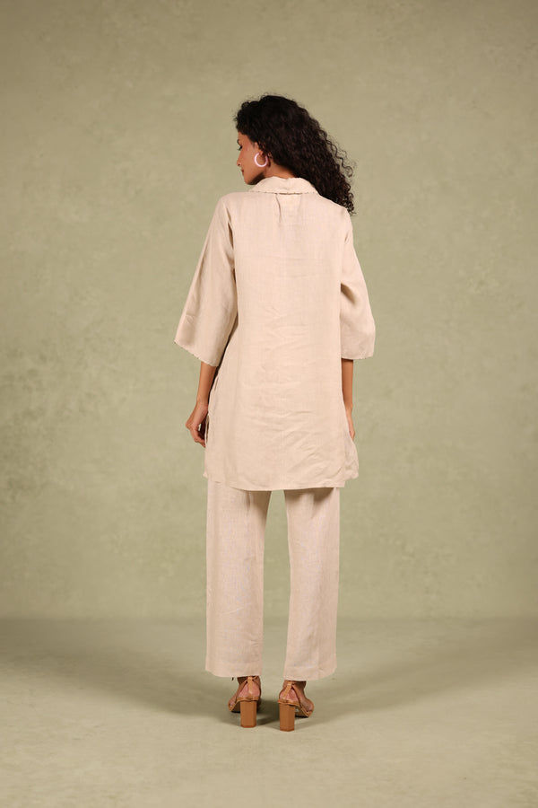 Linen Shirt Kurta