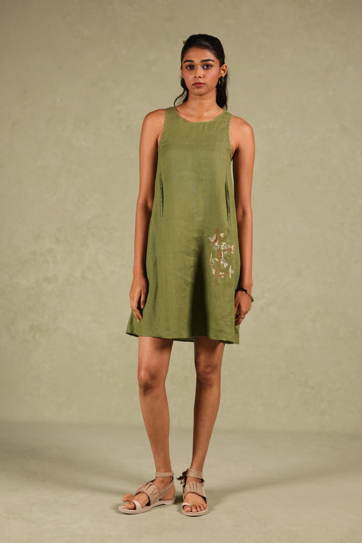 Linen kylie dress