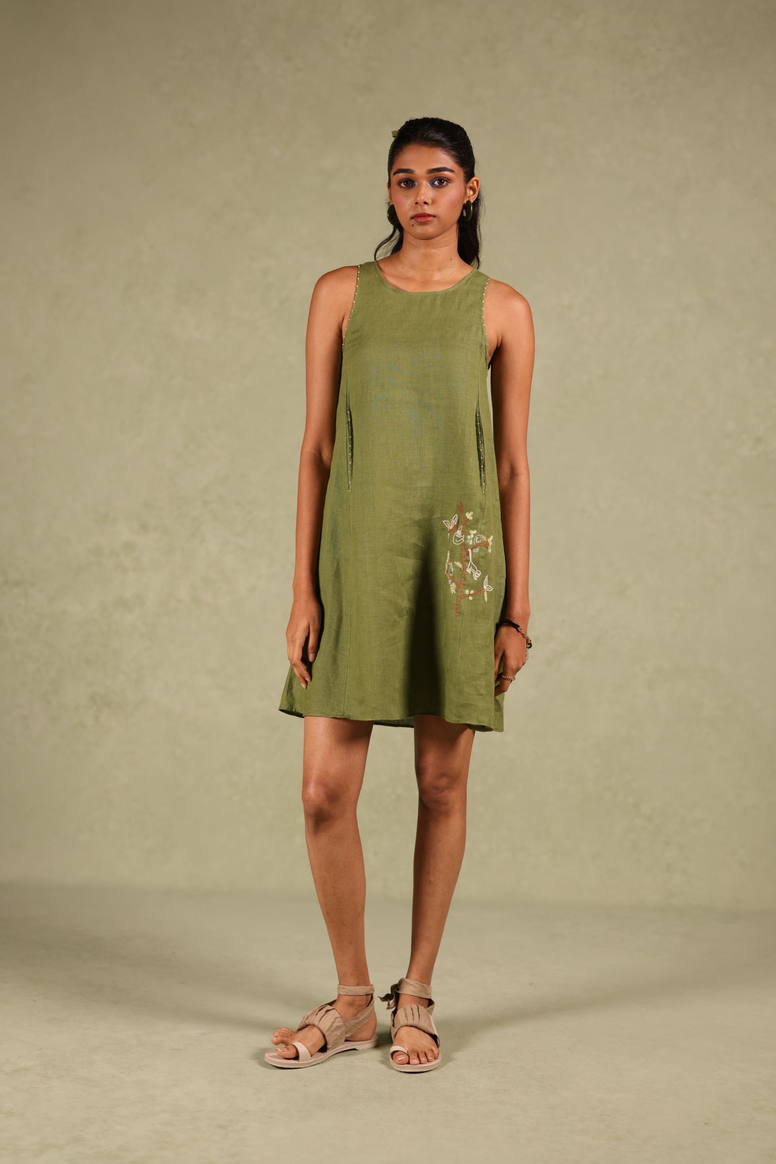 Linen kylie dress