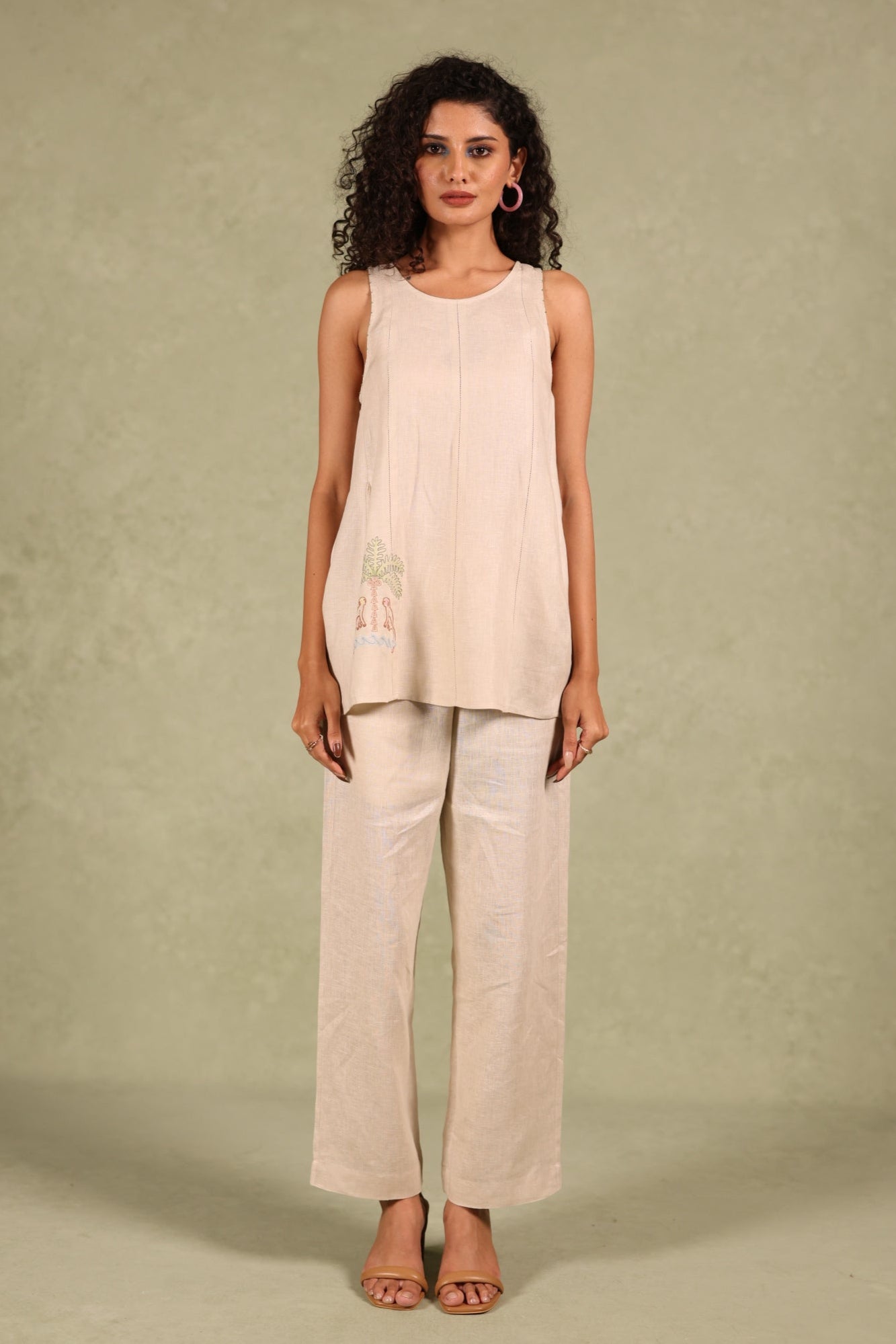 Linen Narrow Pants