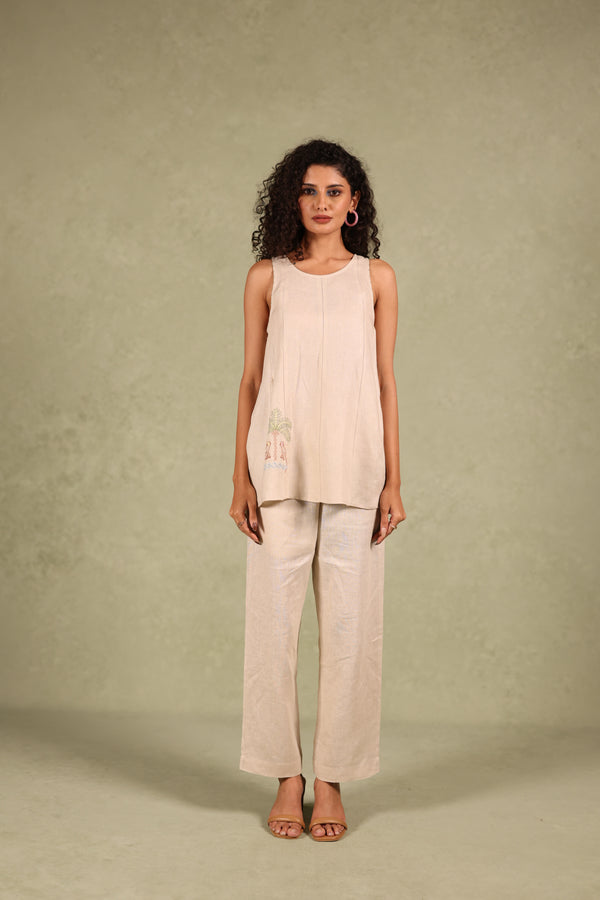 Linen Narrow Pants