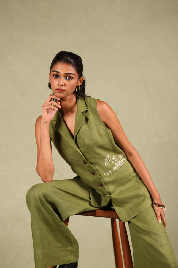 Linen Ruth blazer