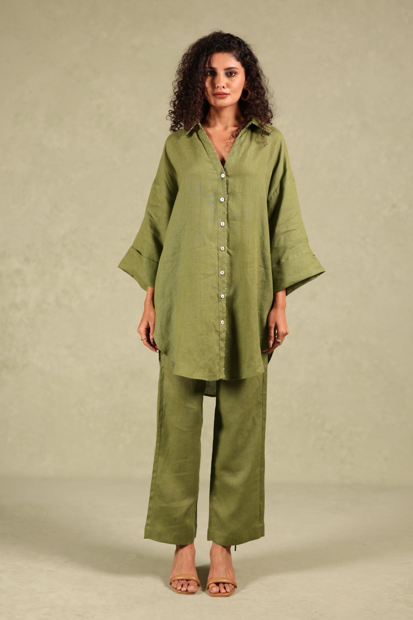 Linen Backloop shirt