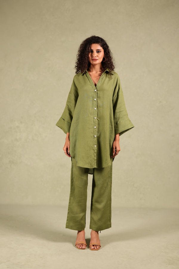 Linen Backloop shirt