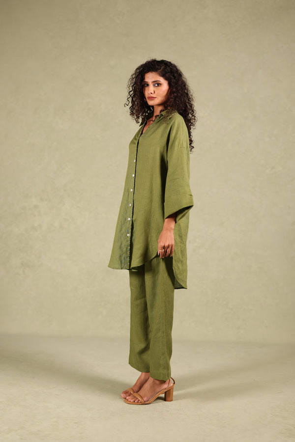 Linen Backloop shirt