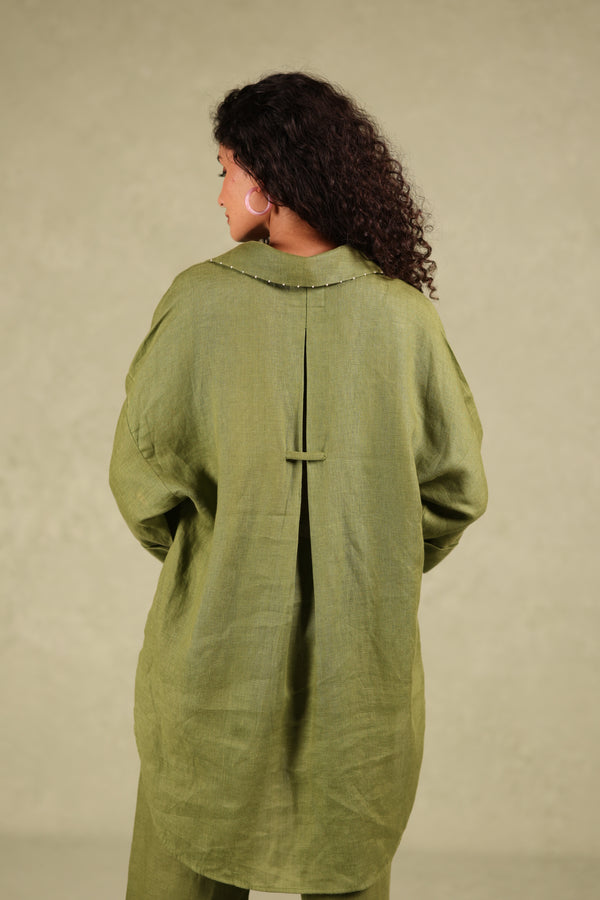 Linen Backloop shirt
