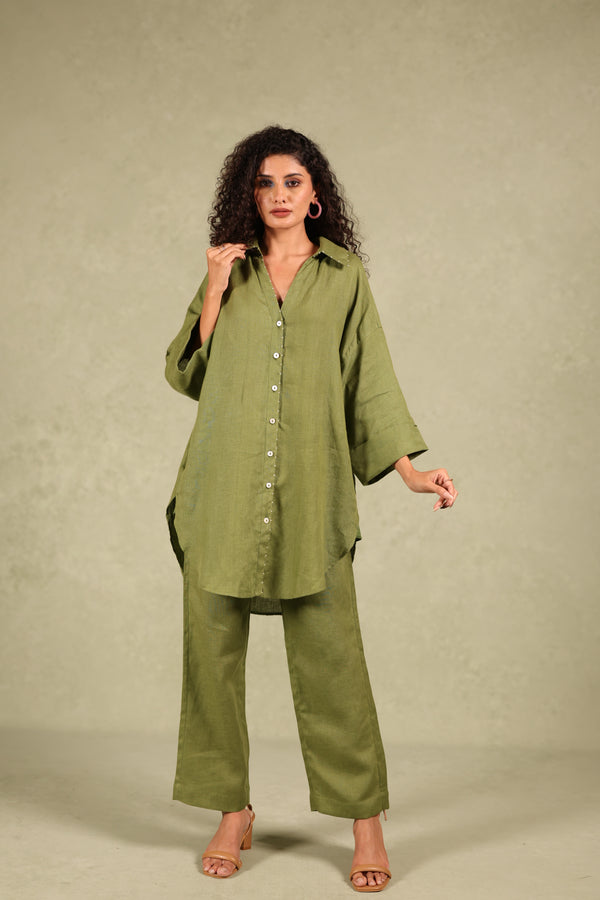 Linen Backloop shirt
