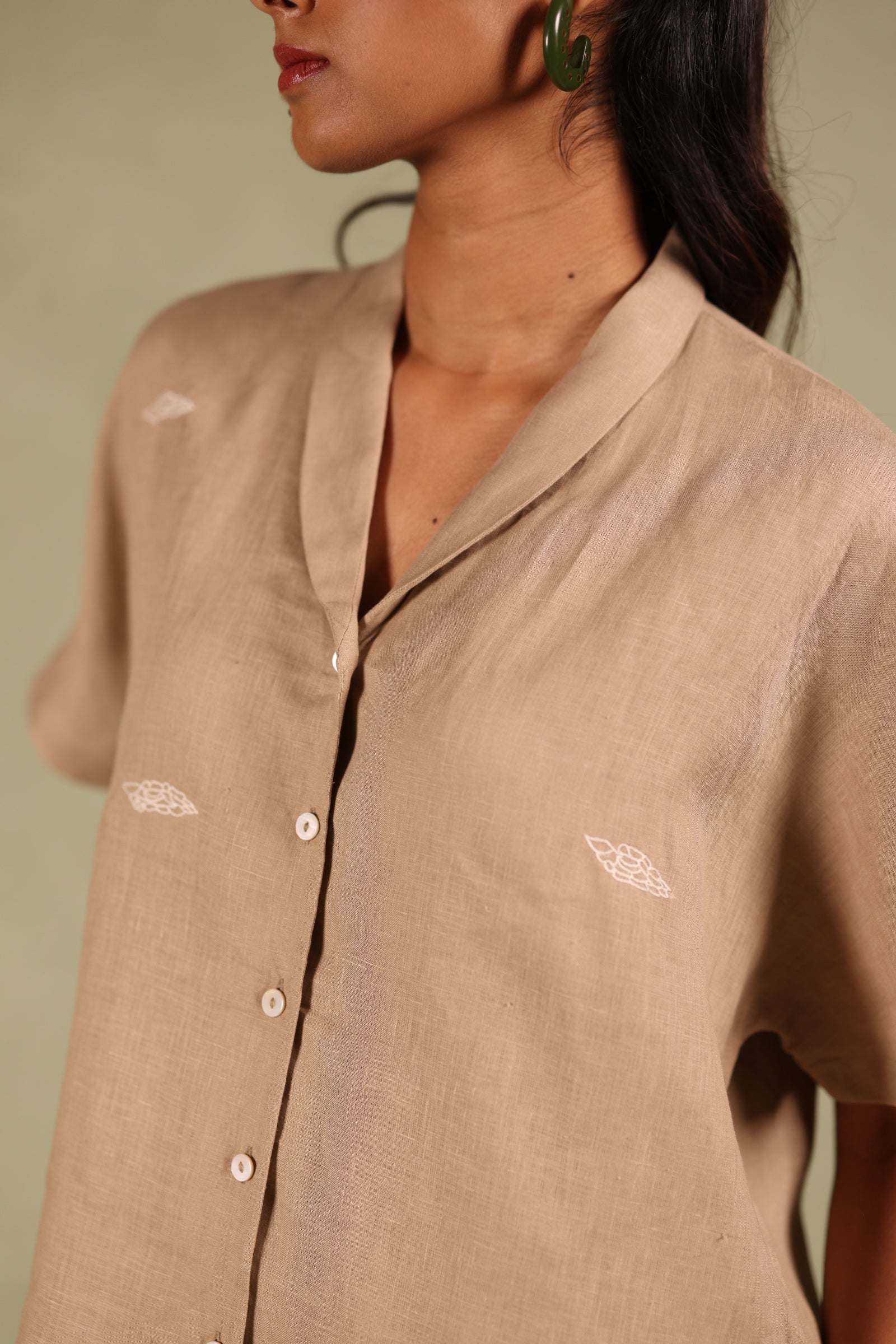 Shawl Collar Shirt