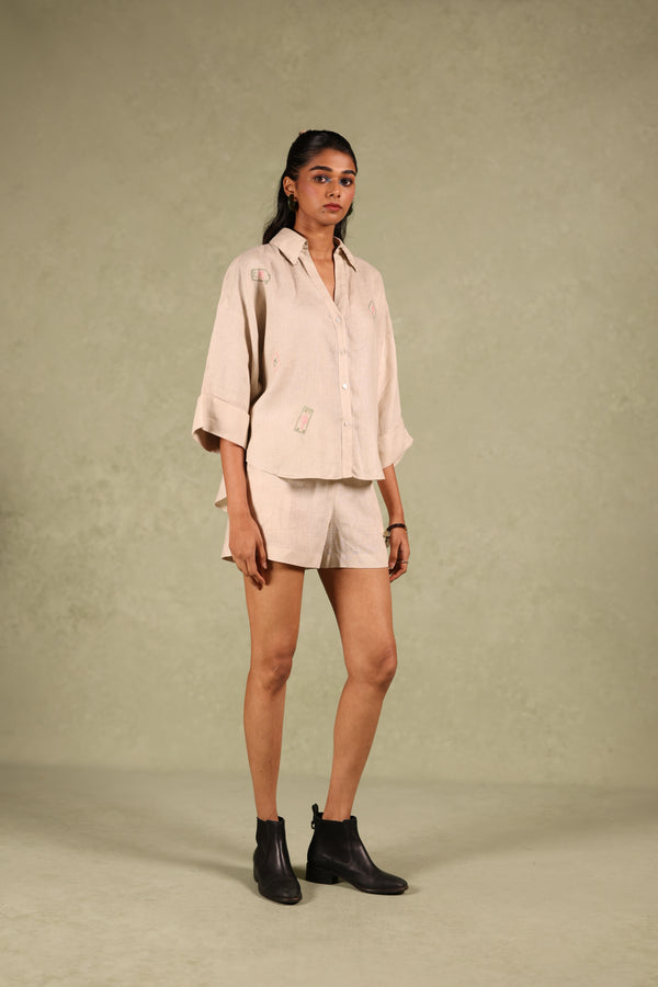 Linen Back Loop Shirt