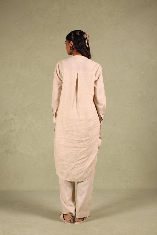 Linen Tucks Pant
