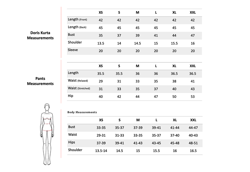 Size Chart 1