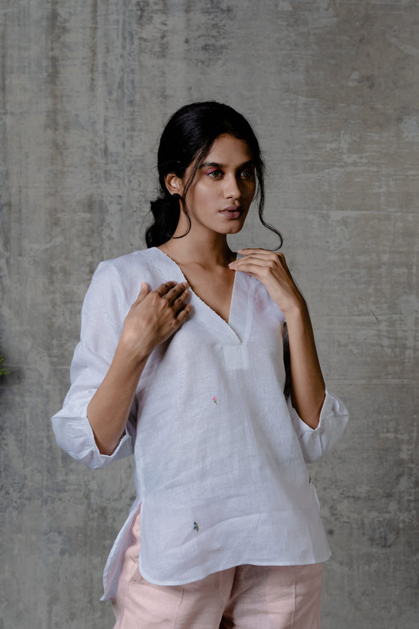 Aria Top - White