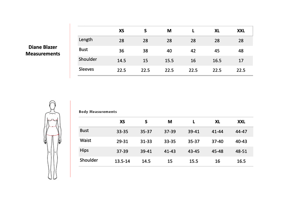 Size Chart 1