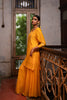 Moti Mala Sharara Kurta set - kesariya Peela