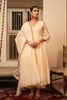 Lehariya Angarkha set - Ivory White