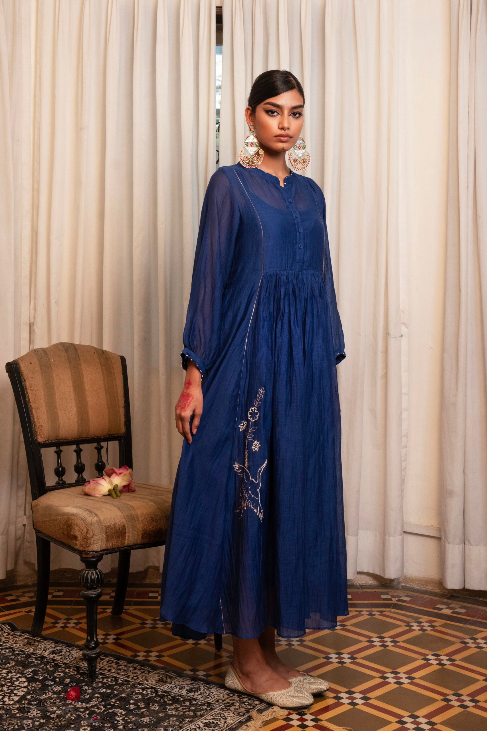 "Baaj aur phool" Dress- Mayur Neela