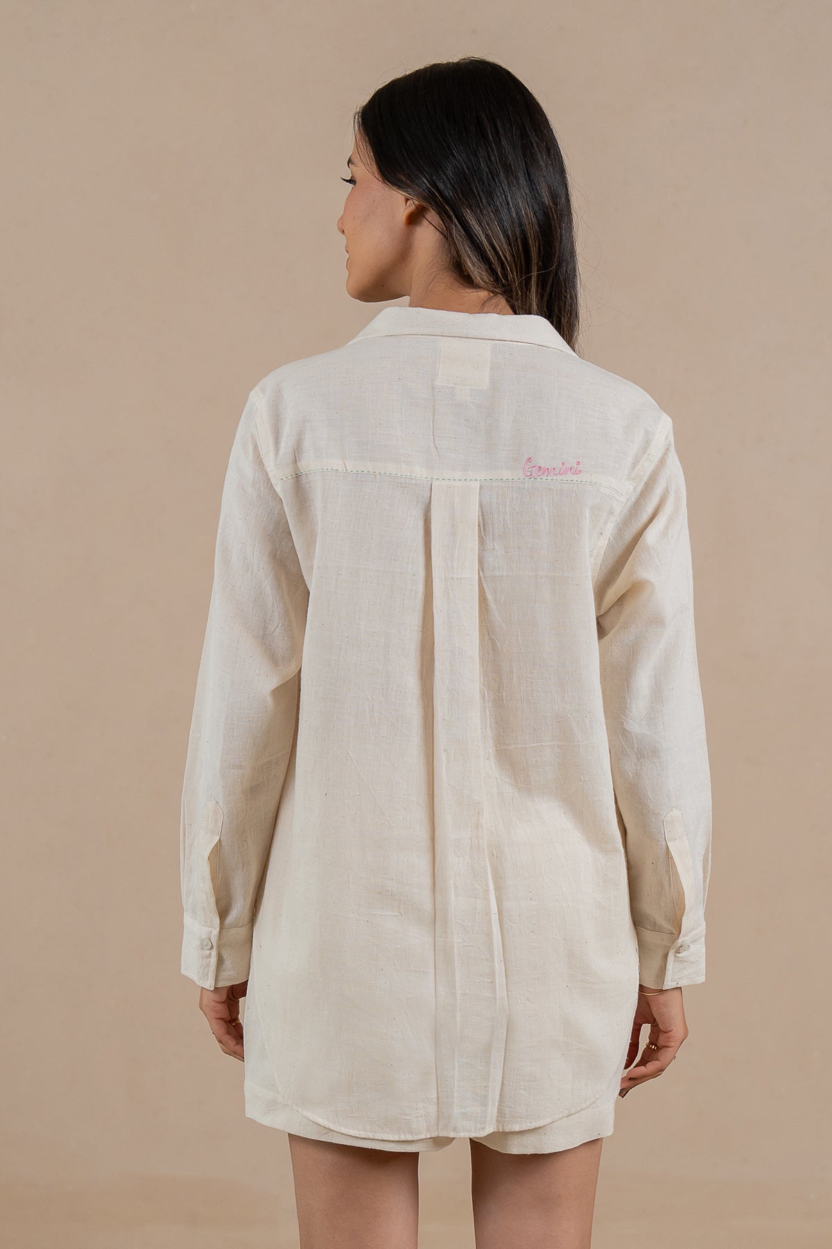 Gemini Kala Cotton Shirt - Off white