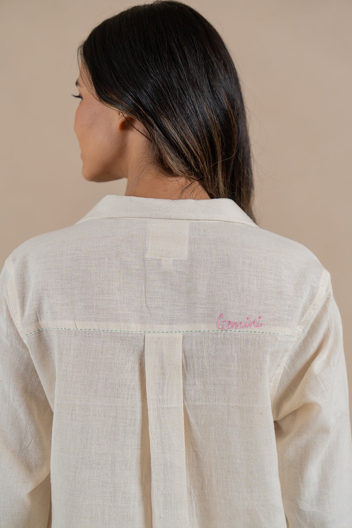 Gemini Kala Cotton Shirt - Off white