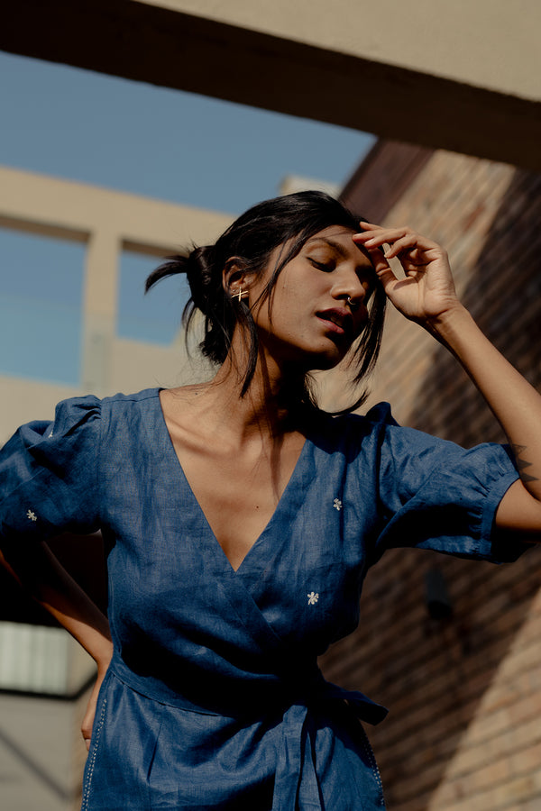 Gaia Dress – Blue