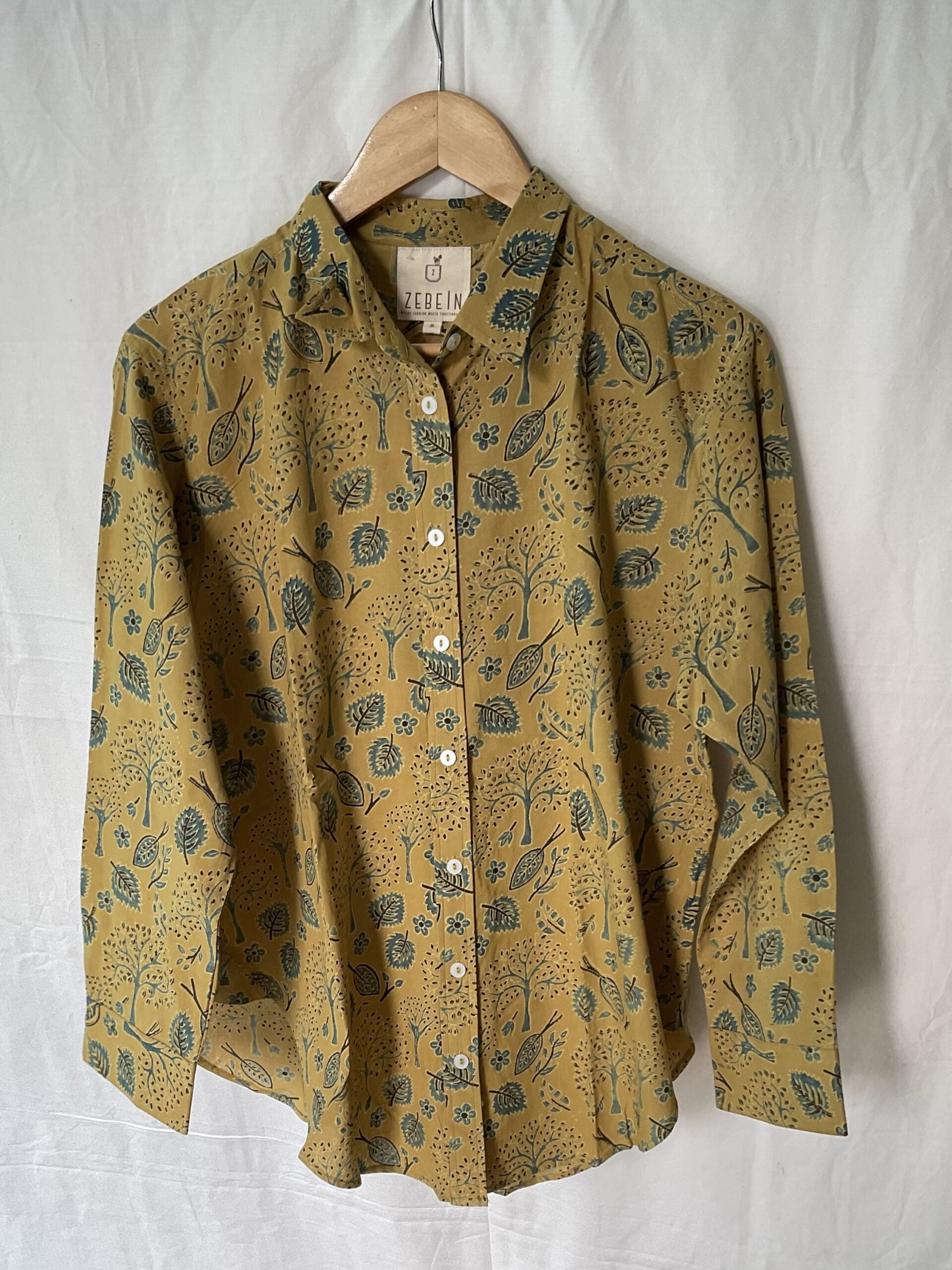 Sandra Shirt Co-Ord Set- Mustard