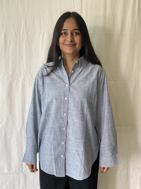 Sandra Shirt- Light Blue