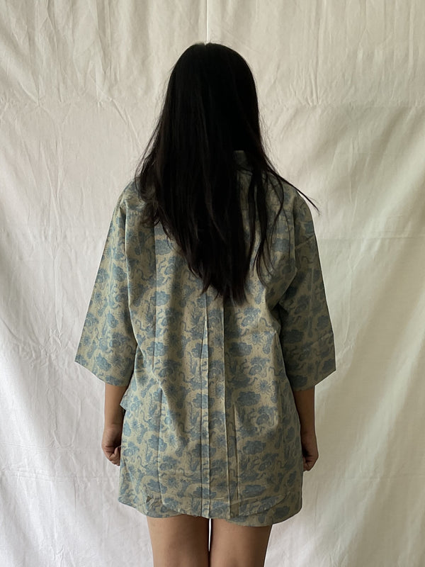 Half Sleeve Shirt- Blue