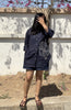 Pisces (Zodiac) Linen Shirt - Navy Blue