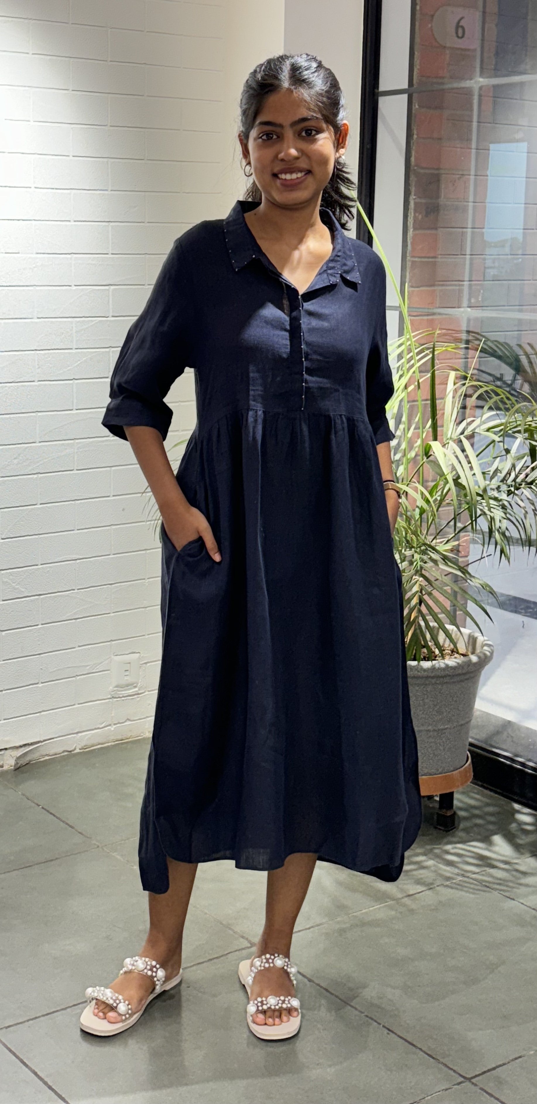 Linen Urvi Dress