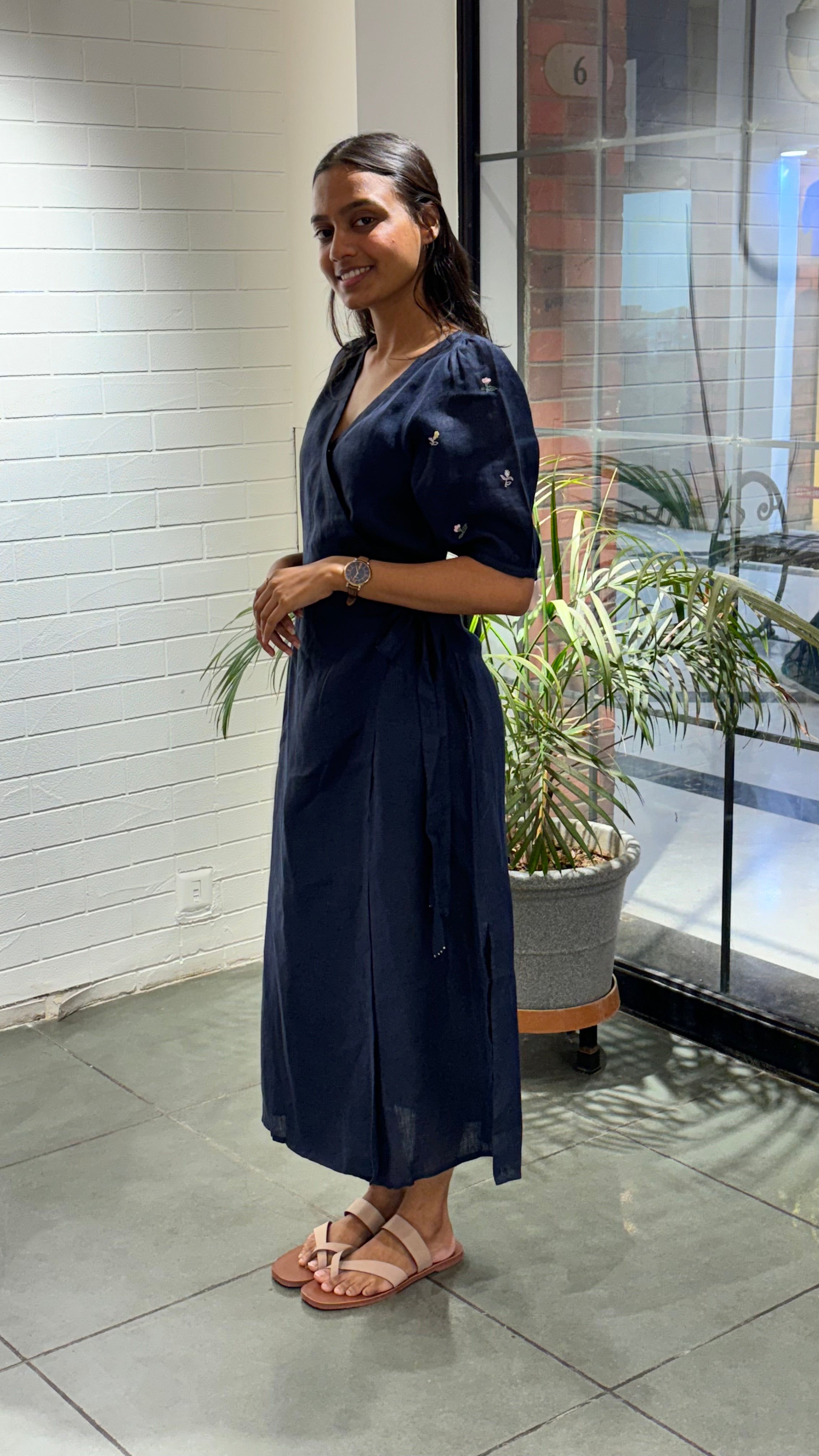 Linen Gaia Dress