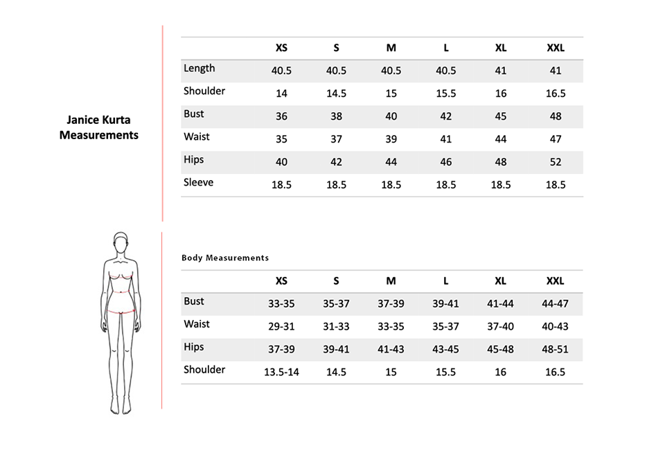 Size Chart 1