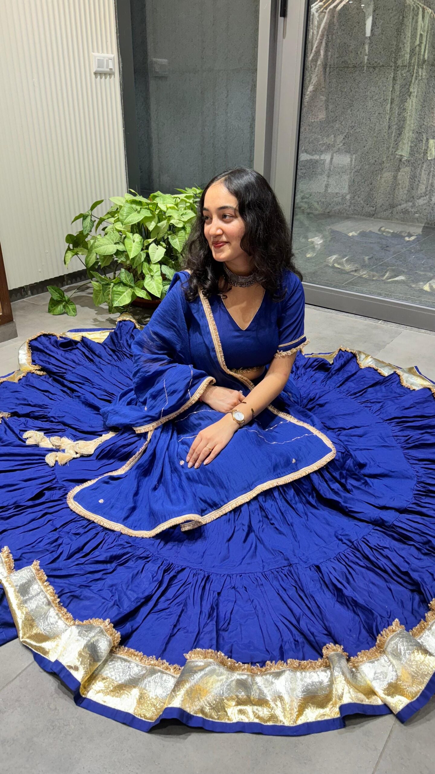 Jhilmil Chaniya- Electric Blue