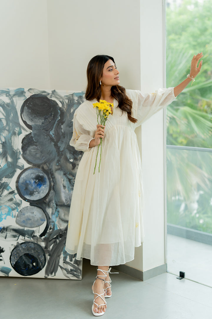 Juhi-Chanderi-Dress-Ivory-White-