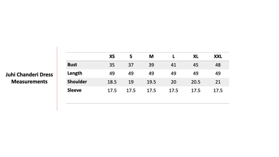 Size Chart 1