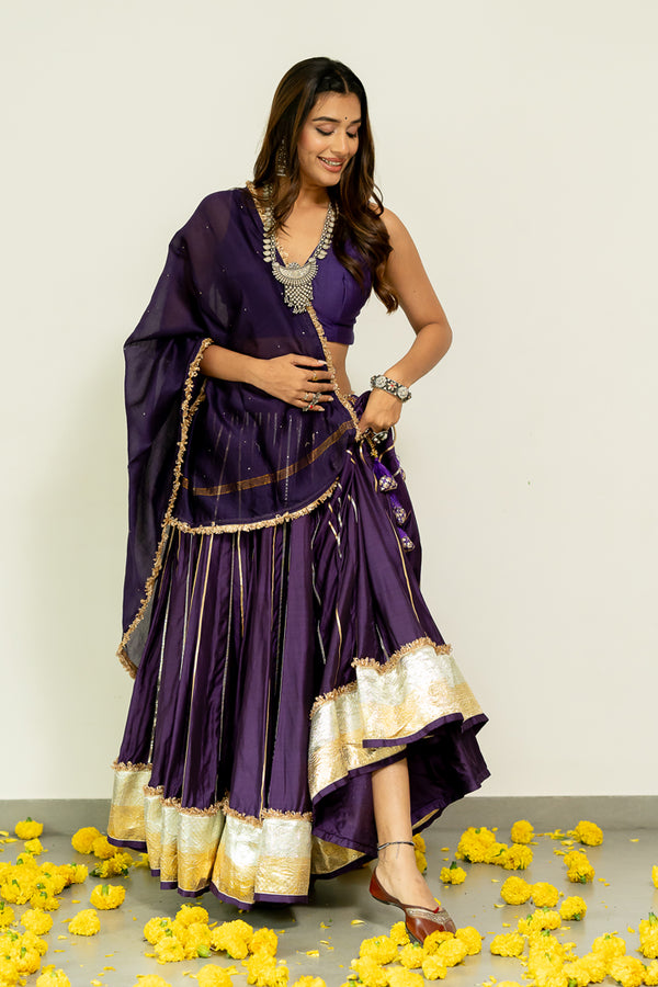 Kali Tui Chaniya- Purple