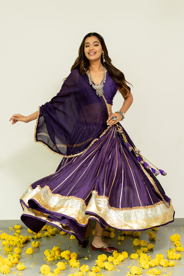 Kali Tui Chaniya- Purple