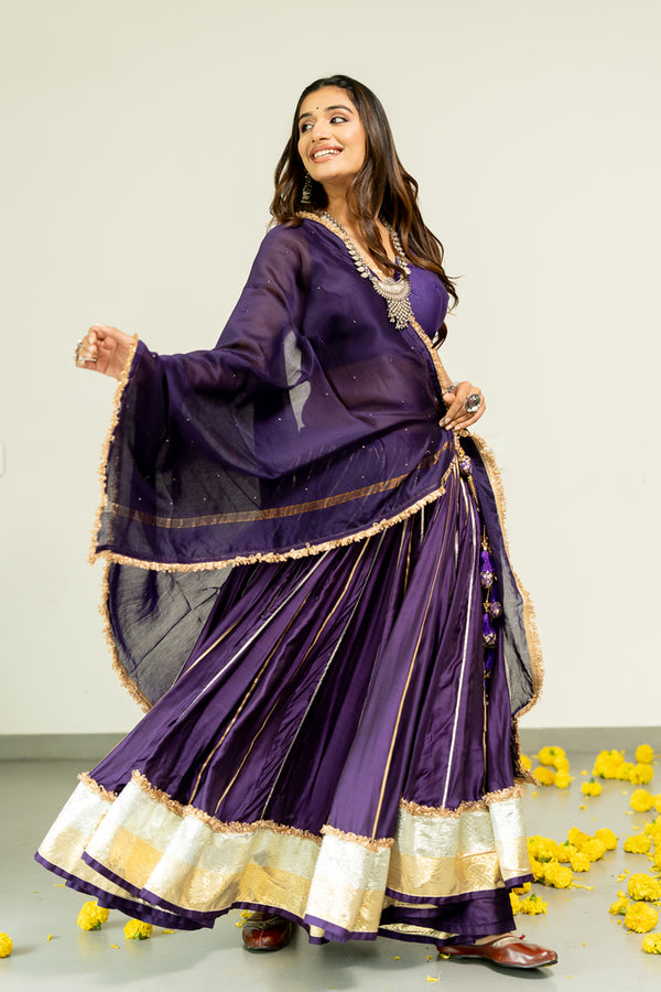 Kali Tui Chaniya- Purple