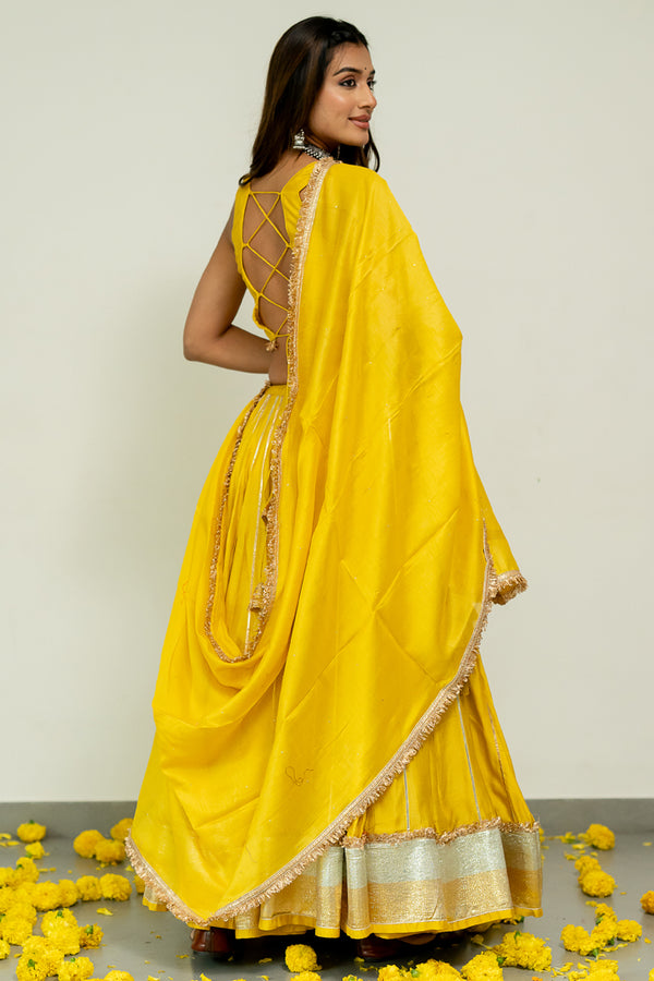 Kali Tui Chaniya- Yellow