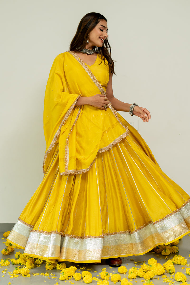 Kali Tui Chaniya- Yellow