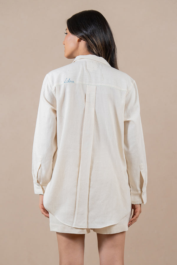 Libra Kala Cotton Shirt - Off white