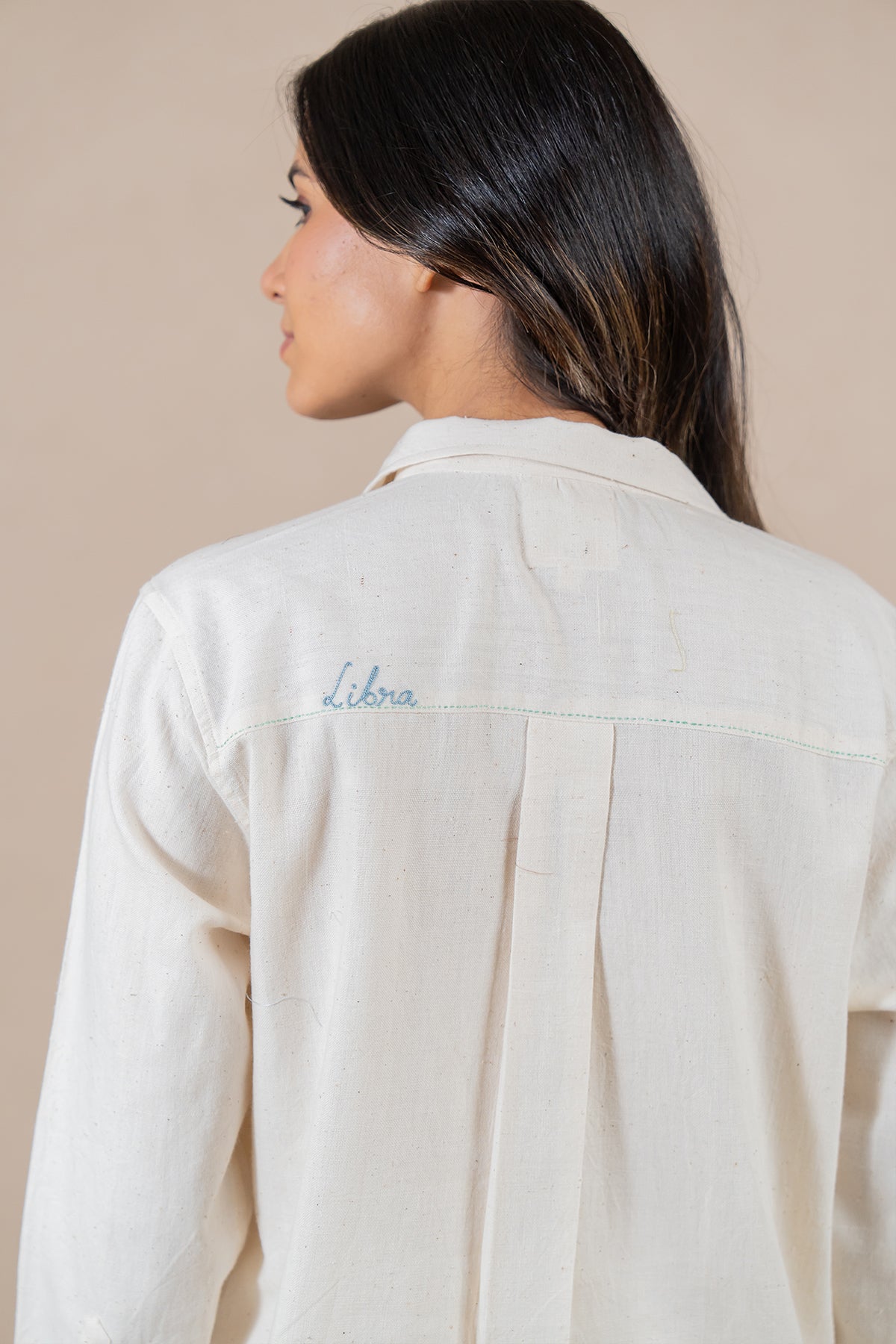 Libra Kala Cotton Shirt - Off white