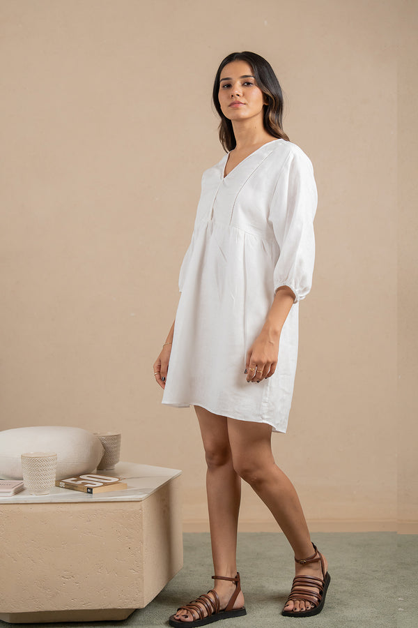 Linen-Boxy-Short-Spiral-Dress-Marble-White-